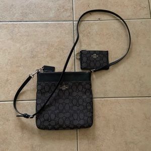 Coach purse and wallet set
